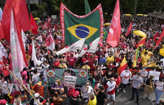 Protesters Fill Streets Across Brazil To Demand Impeachment Of President