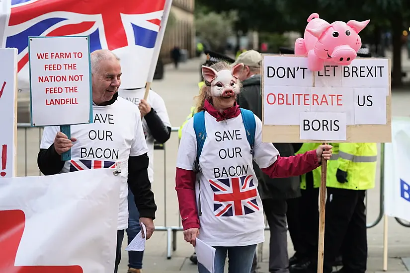 Uk Farmers Protest At Butcher Shortage Amid Fears Of Pigs Being Killed ‘For Waste’