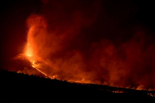 Lava From La Palma Volcano Surges After Crater Collapses