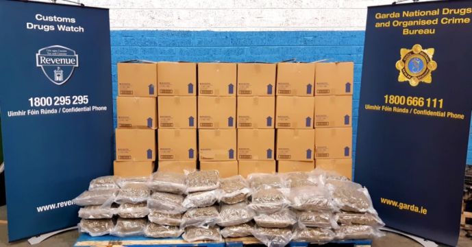 Operation Targeting Organised Crime Seizes Drugs Worth €1.2M In Co Kilkenny