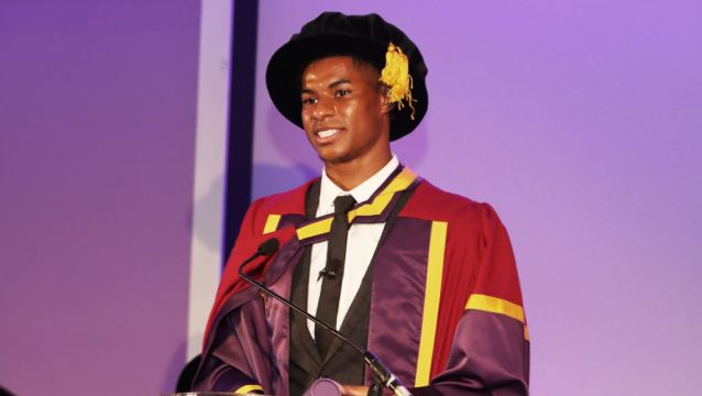 Rashford Collects Honorary Degree Following Child Poverty Campaigns