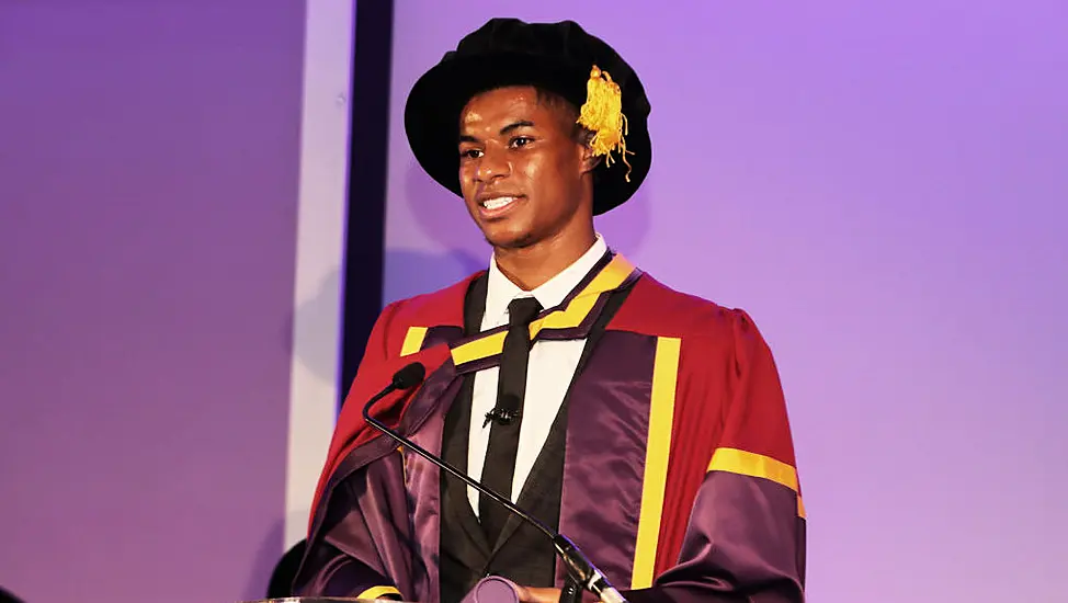 Rashford Collects Honorary Degree Following Child Poverty Campaigns