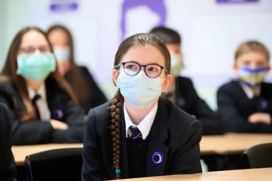 Pupils From Third Class Upwards Must Wear Face Masks From Today