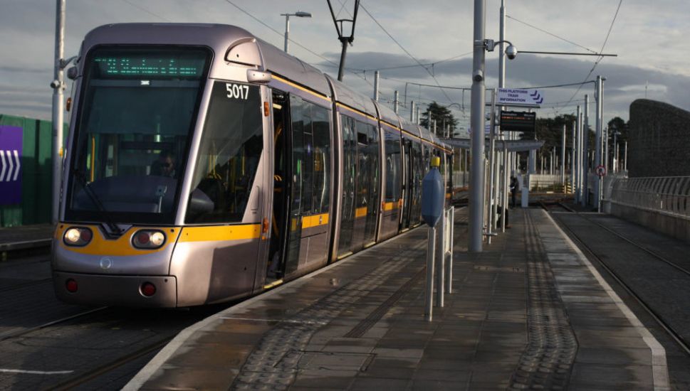 Luas Passengers Face Delays Due To Demonstration In The City Centre
