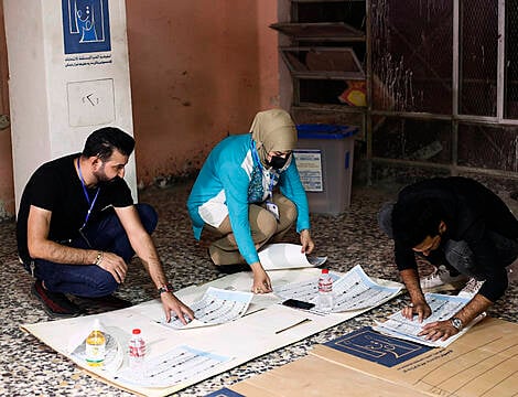 Early Results Show Record Low Turnout In Iraqi Election