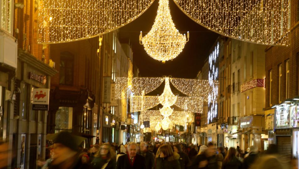 Christmas lights begin to arrive in Dublin city centre