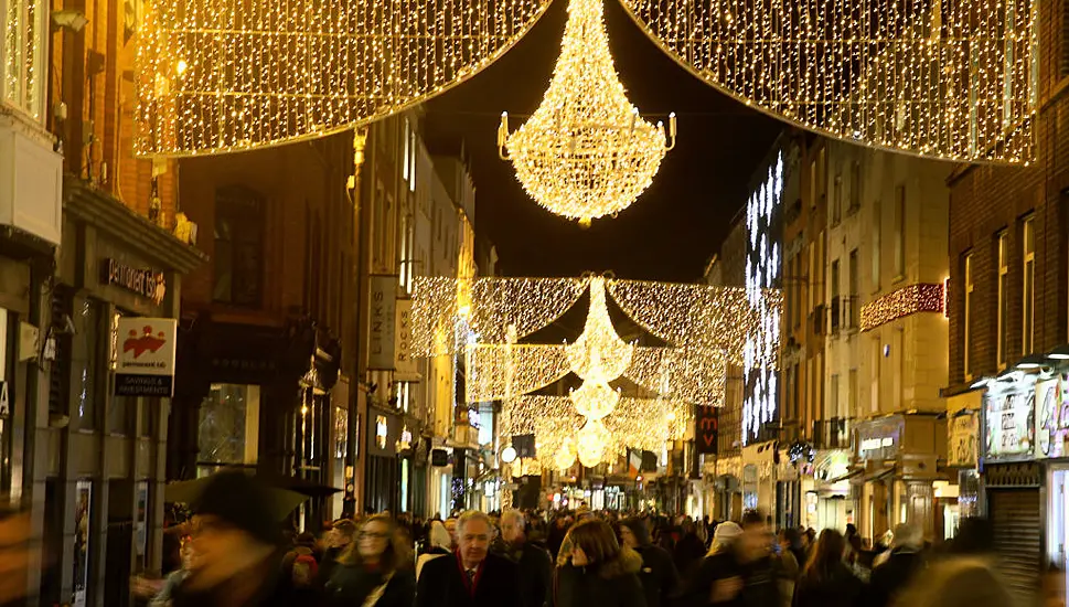 Christmas Lights Begin To Arrive In Dublin City Centre