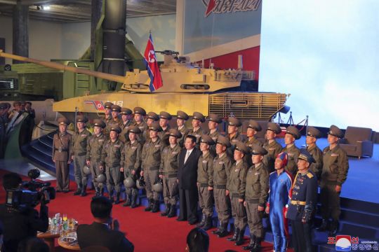 North Korean Soldier In Blue Generates Social Media Buzz