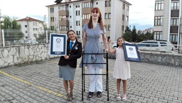Turkish Woman Who Is Over 7Ft Named Tallest In World
