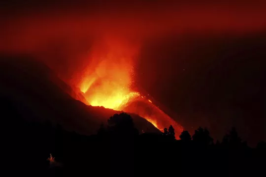 Hundreds Evacuated As New Lava Stream Threatens Homes On La Palma