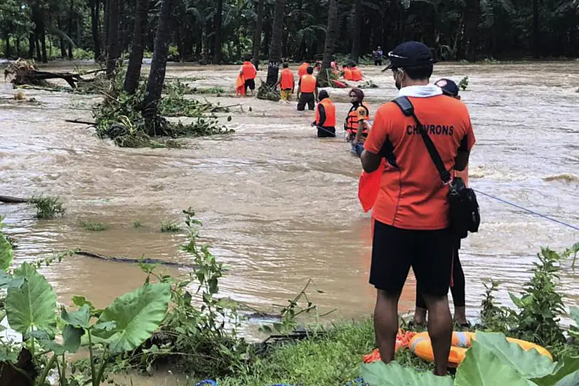 At Least 19 Dead In Philippines Tropical Storm