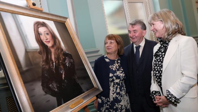 Portrait Of Campaigner Laura Brennan Unveiled At The Royal College Of Physicians