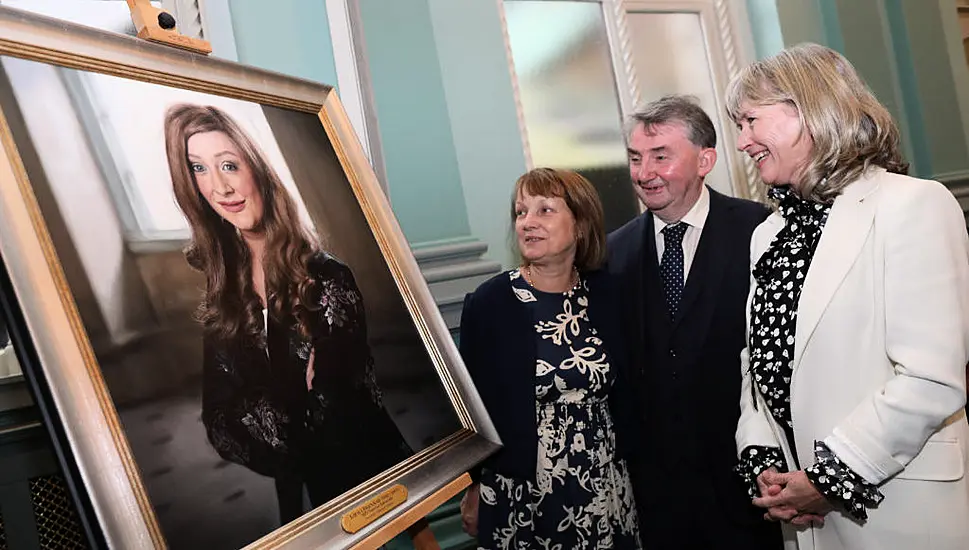 Portrait Of Campaigner Laura Brennan Unveiled At The Royal College Of Physicians