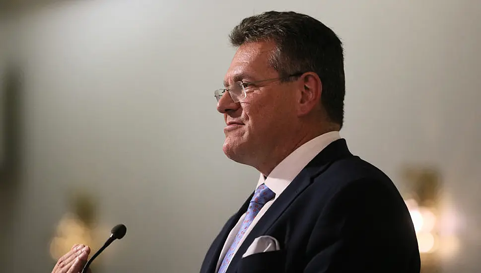 Northern Ireland Protocol Discussions Not A Renegotiation, Says Sefcovic