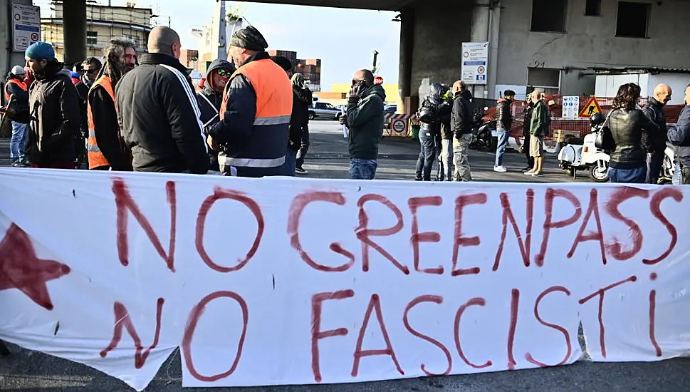 Italy's Mandatory Covid Pass For Workers Produces Scattered Protests