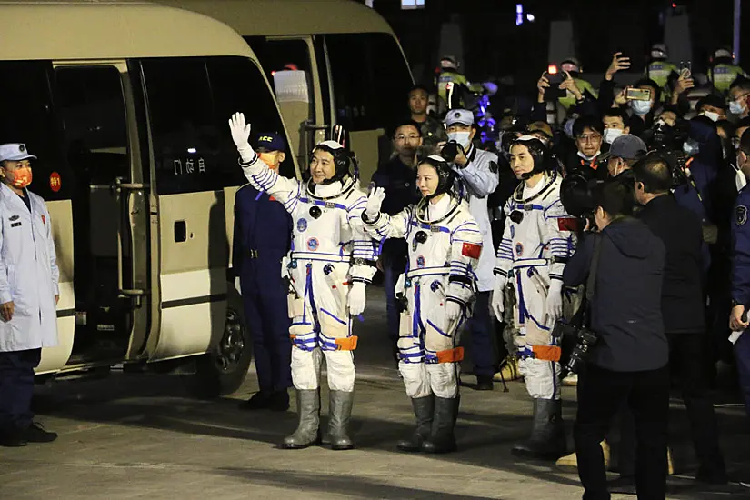 Three Chinese Astronauts Launch For Six-Month Mission On Space Station