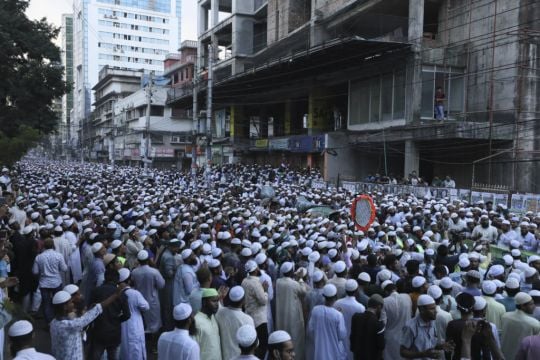 Protesters On Streets Of Bangladesh Over Image Seen As Insult To Islam