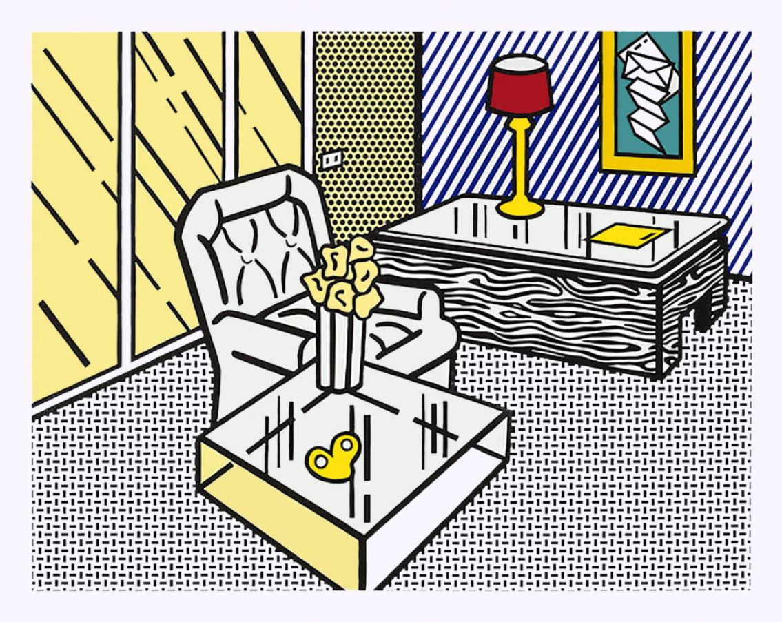 Roy Lichtenstein, The Den, 1990. Woodcut And Screenprint On 4-Ply Paper, Edition Of 60. 146.3 X 181.8Cm, Valued At €124,000.