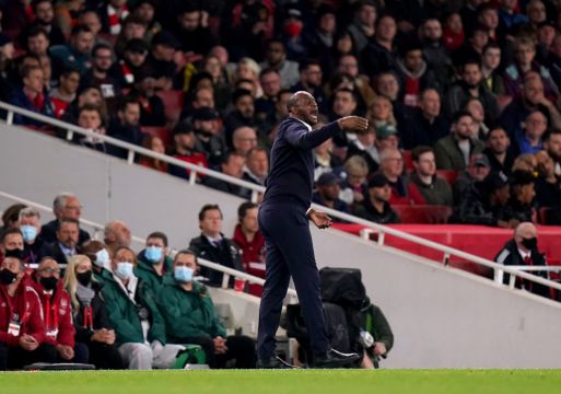 Patrick Vieira Admits ‘Draw Hurts’ As Palace Concede Late On His Arsenal Return
