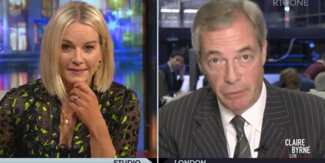 'You Haven't Got A Clue,' Claire Byrne Tells Nigel Farage In Debate On Ireland And Eu