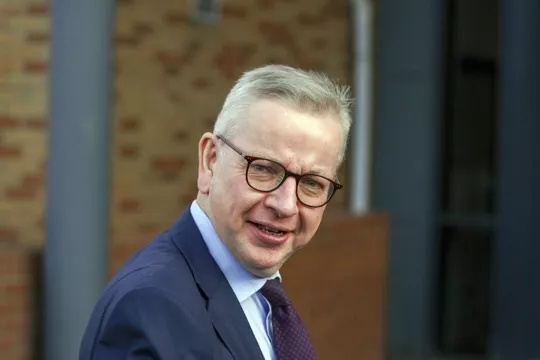 Michael Gove Escorted By Police After Being Approached By Demonstrators