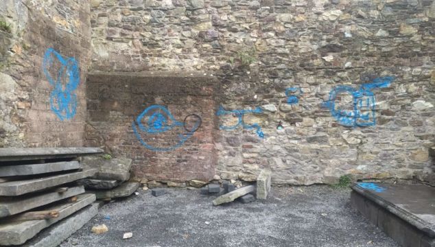 Medieval Waterford Walls Defaced With Graffiti