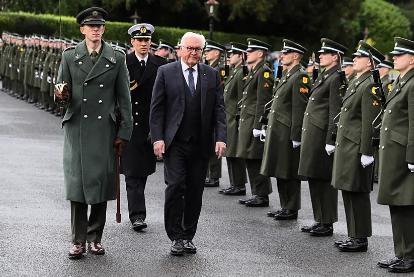 German President Welcomed To Ireland For Three-Day Visit