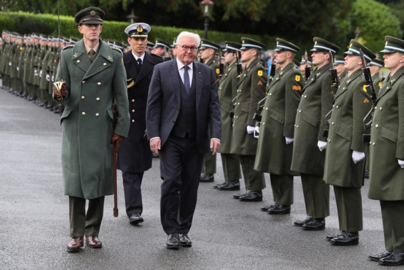 German President Welcomed To Ireland For Three-Day Visit