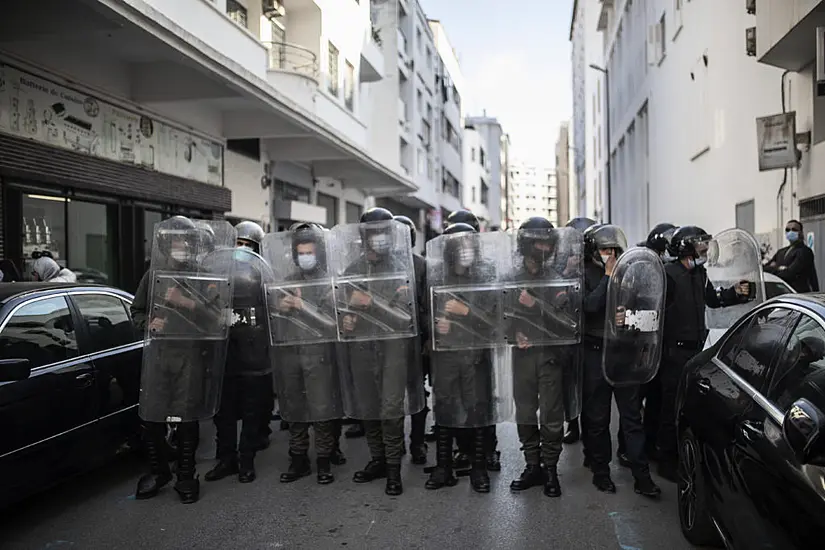 Protesters Clash With Police In Demonstration Against Vaccine Passports