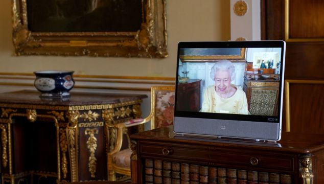 Britain's Queen Elizabeth Appears In Video Call After Health Concerns