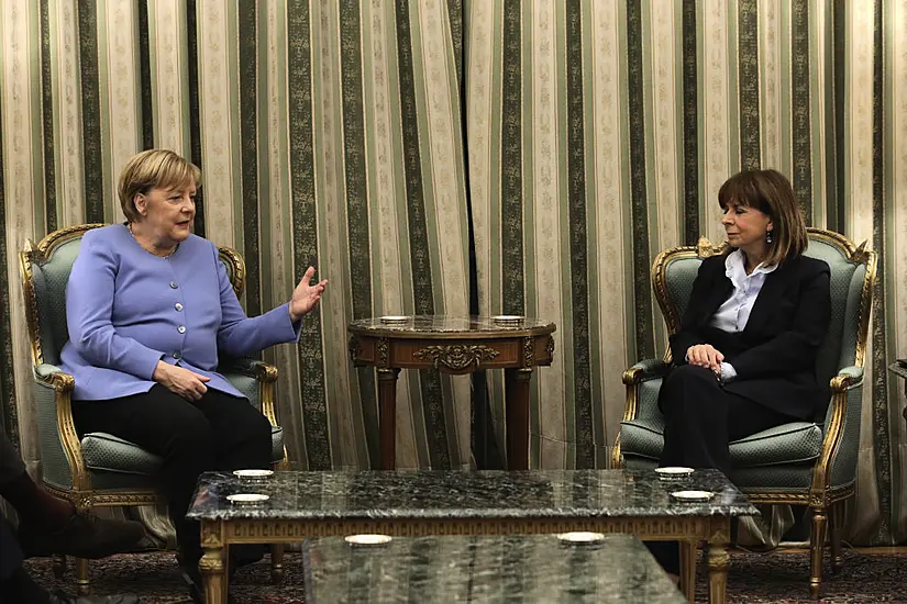 Greek President Tells Angela Merkel That Greece Often Felt Alone