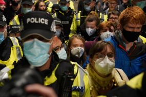 Greta Thunberg Arrives In Glasgow For Cop26 Summit