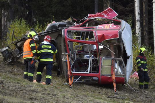 Staff Member Killed As Cable Car Crashes In Czech Republic