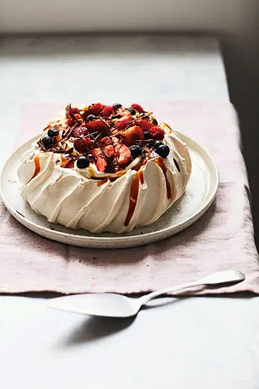 Rochelle Humes’ Salted Caramel Pavlova