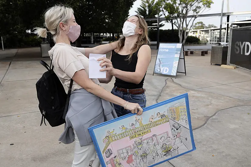 Sydney Airport A Hive Of Activity As Australia Reopens Border