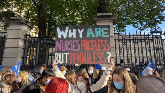 'Exhausted, Frustrated, And Disillusioned' Student Nurses Protest Over Pay And Conditions