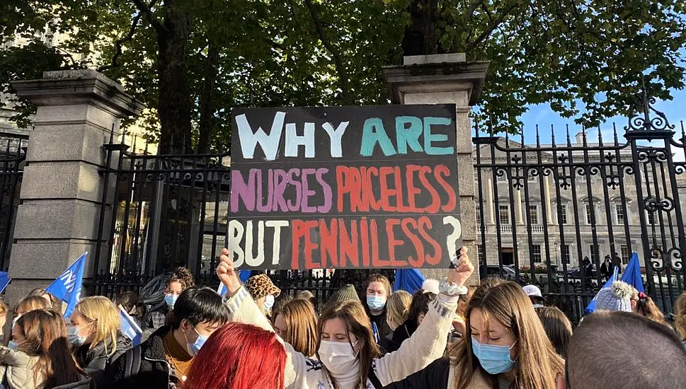 'Exhausted, Frustrated, And Disillusioned' Student Nurses Protest Over Pay And Conditions