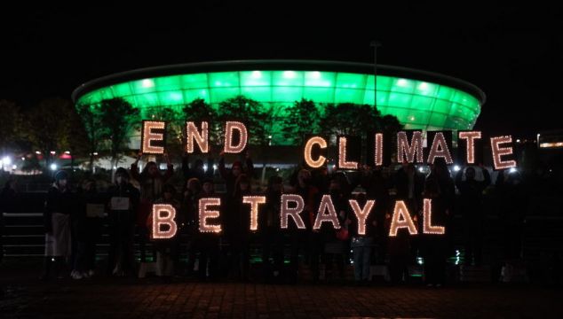 Young Climate Activists Call For ‘End Of Betrayal’ At Cop26 Protest