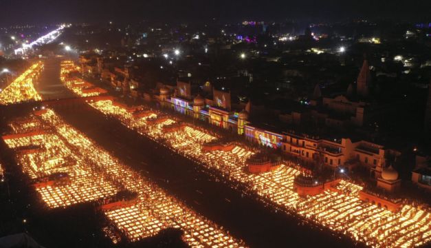 India Lights Up For Diwali Celebrations Despite Covid Concerns