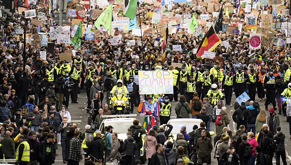 Young Activists March Through Glasgow To Demand Climate Justice