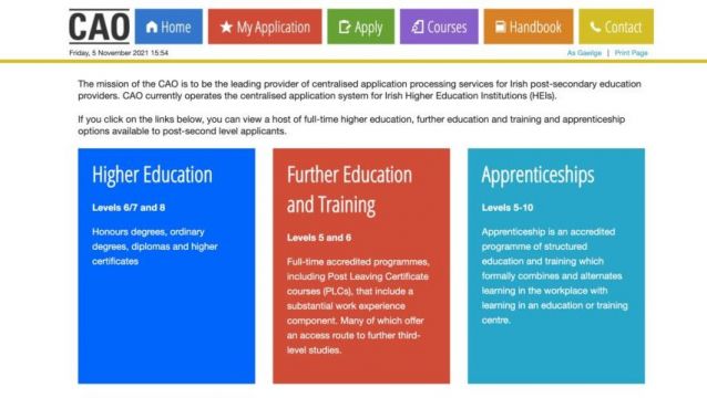 Revamped Cao Website Shows All Third-Level Options