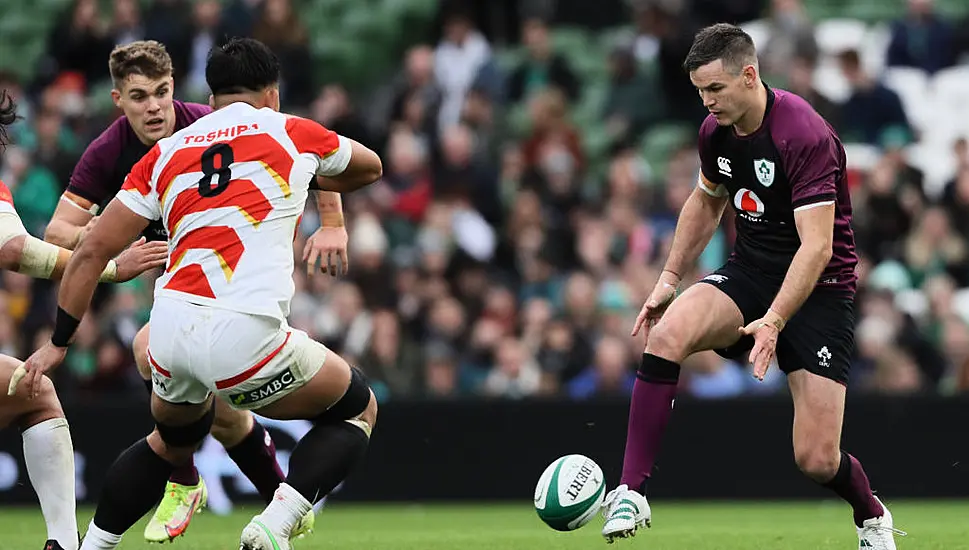 Johnny Sexton Celebrates 100Th Ireland Cap With Try In Victory Over Japan