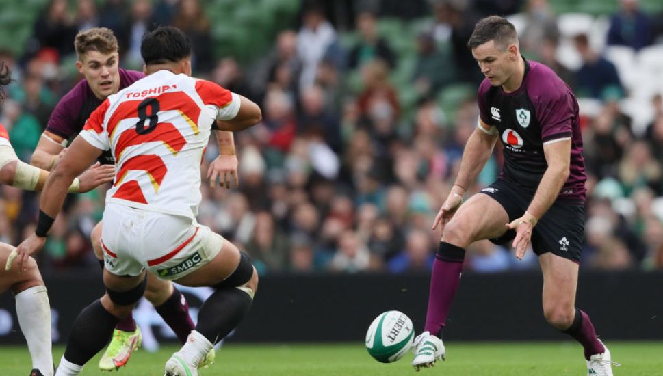 Johnny Sexton Celebrates 100Th Ireland Cap With Try In Victory Over Japan