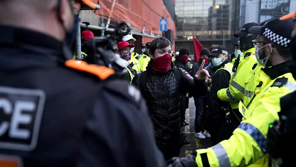 Police Arrest 21 During Glasgow Climate Rally