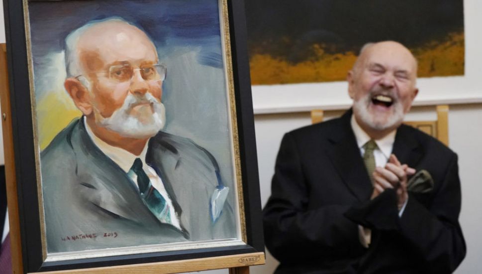 David Norris Honoured With Portrait At Leinster House
