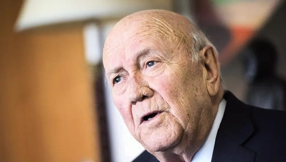 Last President Of Apartheid South Africa, Fw De Klerk, Dies At Home