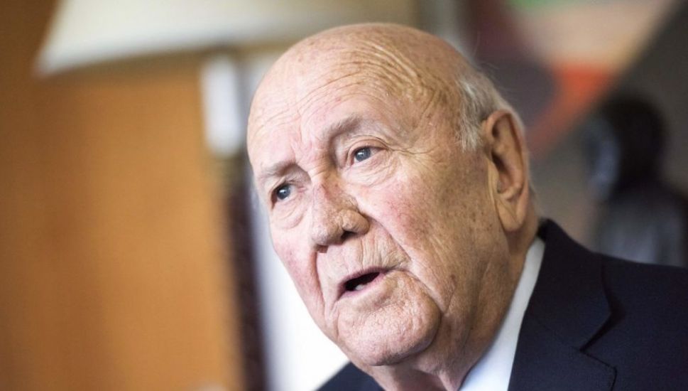 Last President Of Apartheid South Africa, Fw De Klerk, Dies At Home