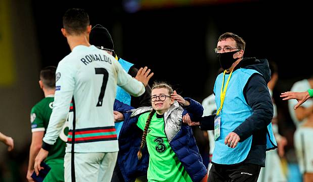 Fai Waives €3,000 Fine For Girl (11) Who Ran Onto Pitch To Meet Ronaldo