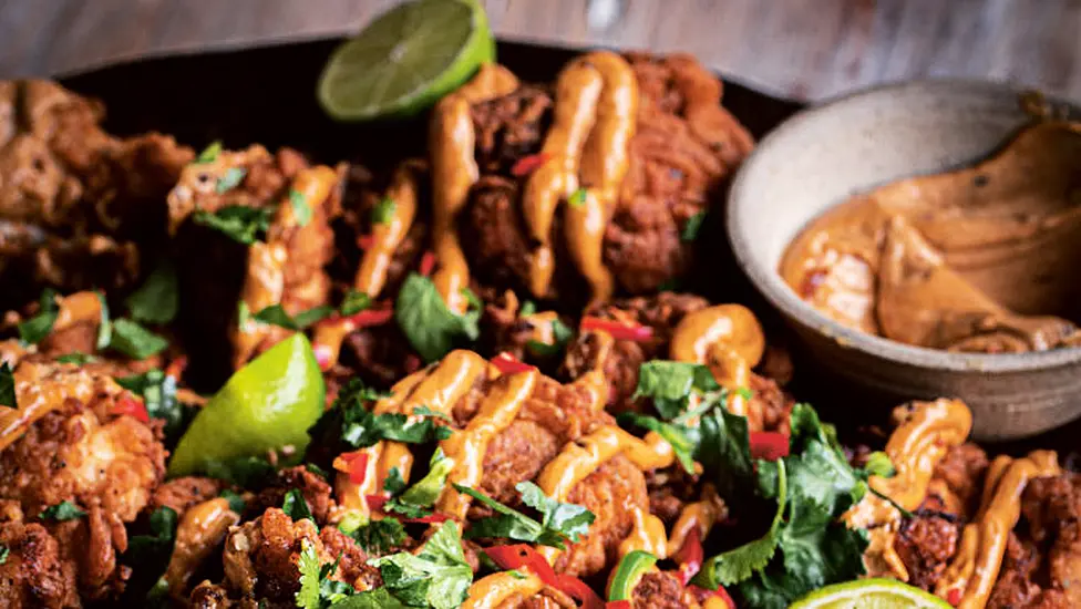 James Martin’s Crispy Buttermilk Chicken With Chipotle Dressing