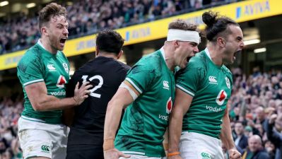 Ireland Stun New Zealand With 29-20 Aviva Thriller